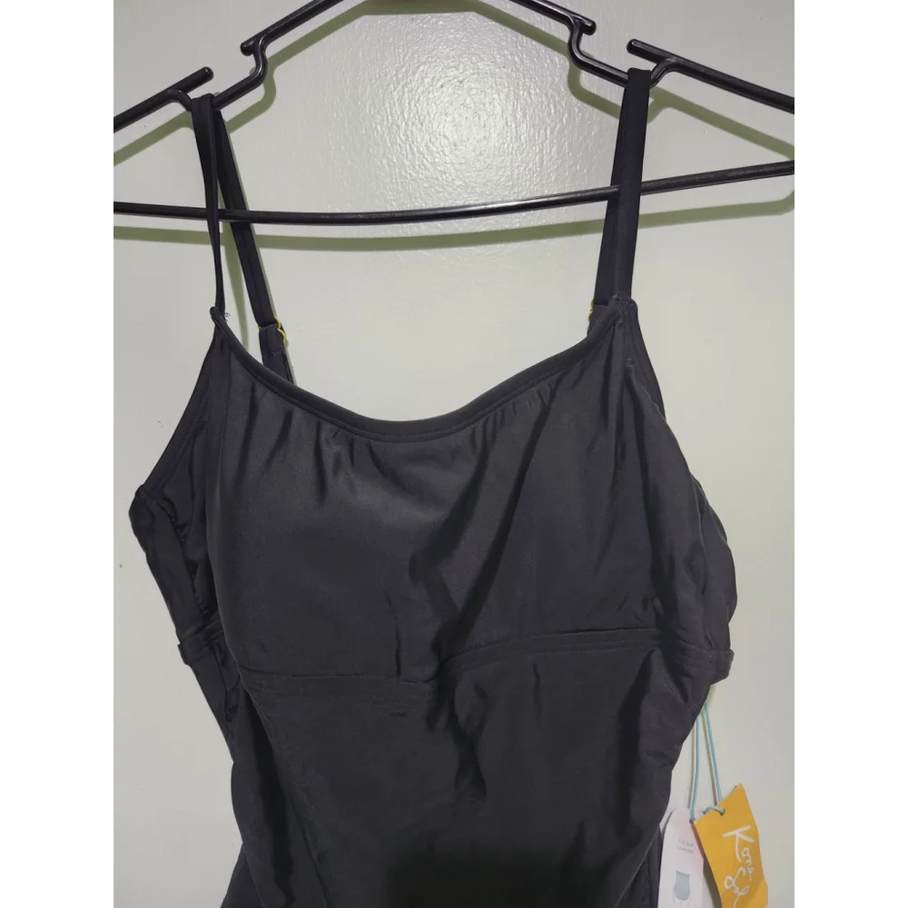 Kona Sol Swimsuit One Piece Black Size Large - Picture 3 of 6